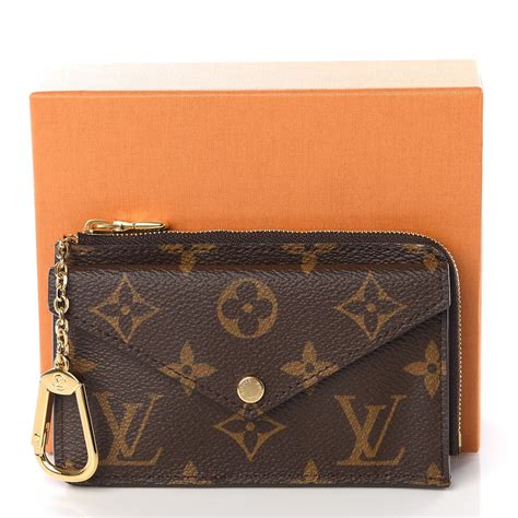 louis vuitton monogram reverse card holder|louis vuitton recto verso wallet.